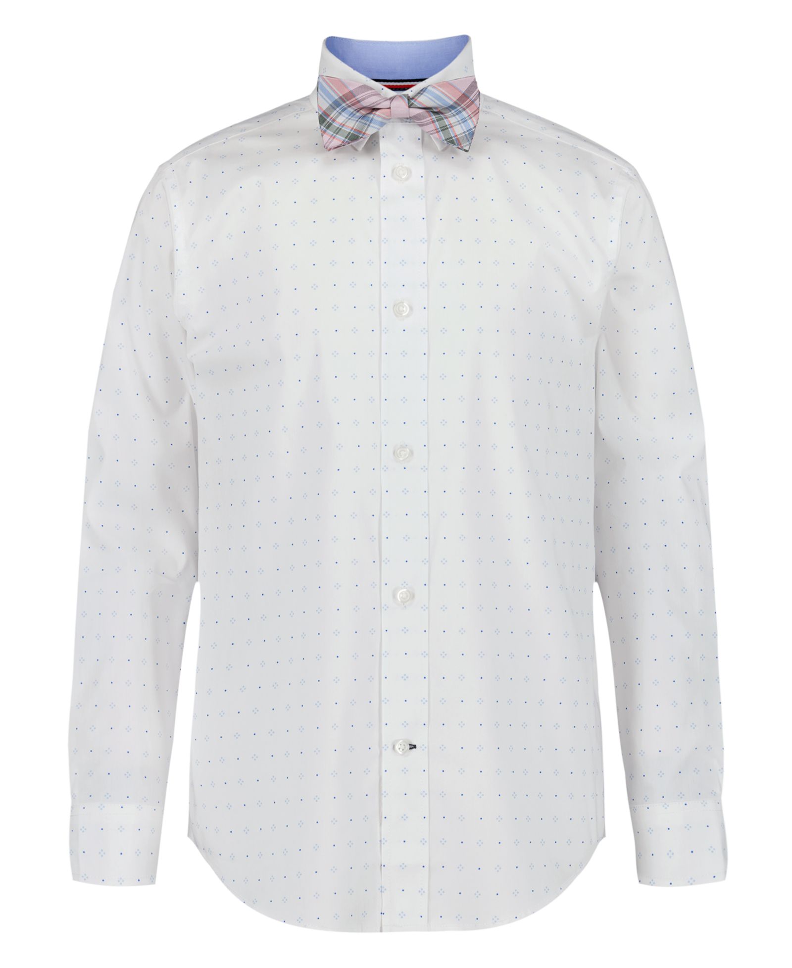 Tommy Hilfiger рубашка Geo Dot Long-Sleeve с бабочкой для мальчиков 8-20