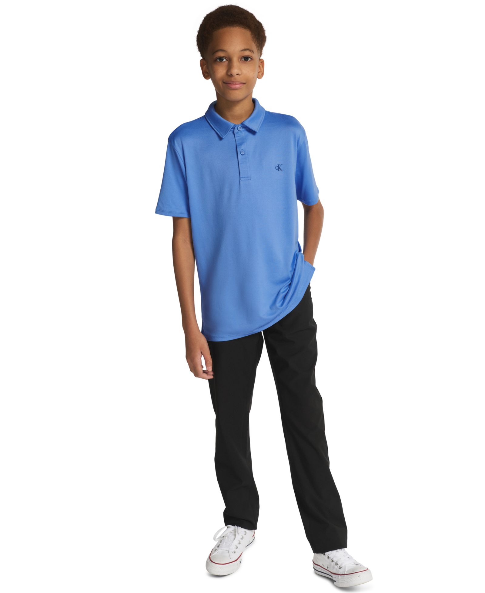 Calvin Klein Boys' 8-20 Slim Flex Five Pocket Pants
