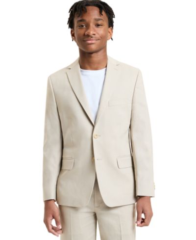 Michael Kors Детский жакет Khaki Linen Notch Collar