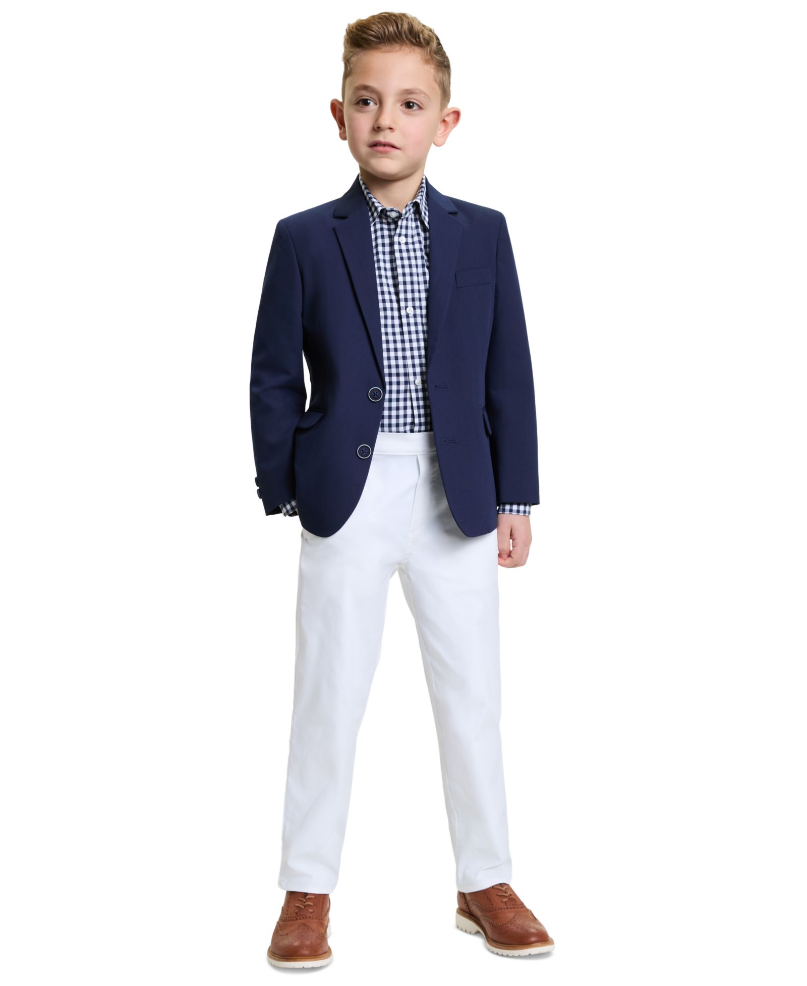 Michael Kors Boys' 5-7 Jacket, Shirt and Pants, 3-Piece Set