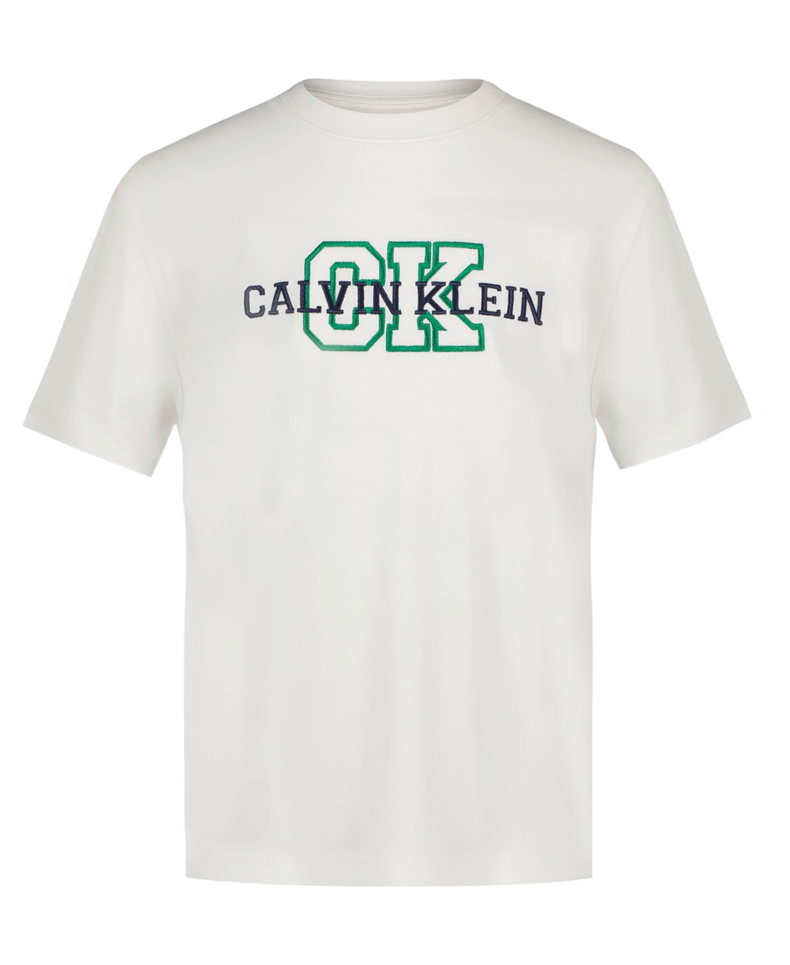 Calvin Klein Boys' 8-16 Varsity Logo Crewneck T-Shirt