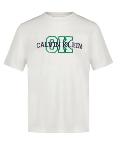 Calvin Klein Boys' 8-16 Varsity Logo Crewneck T-Shirt