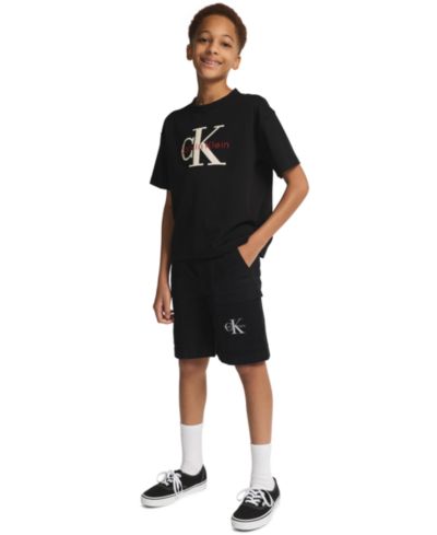 Calvin Klein Boys' 8-16 Essential Woven Pull-On Shorts