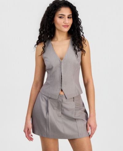 Bar III Women's Tailored Suiting Vest, Macy's Exclusive