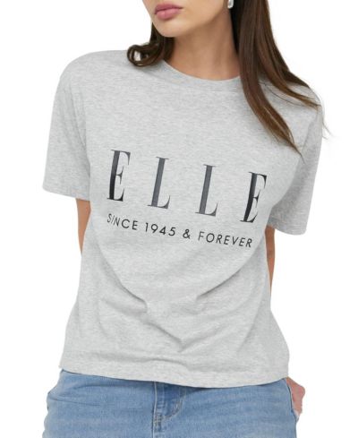 ELLE Collection Women's Graphic Tee T-Shirt