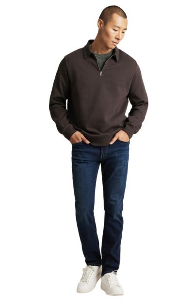 Мужские джинсы Mavi Jeans Jake Slim Leg в цвете Midnight Brushed Feather