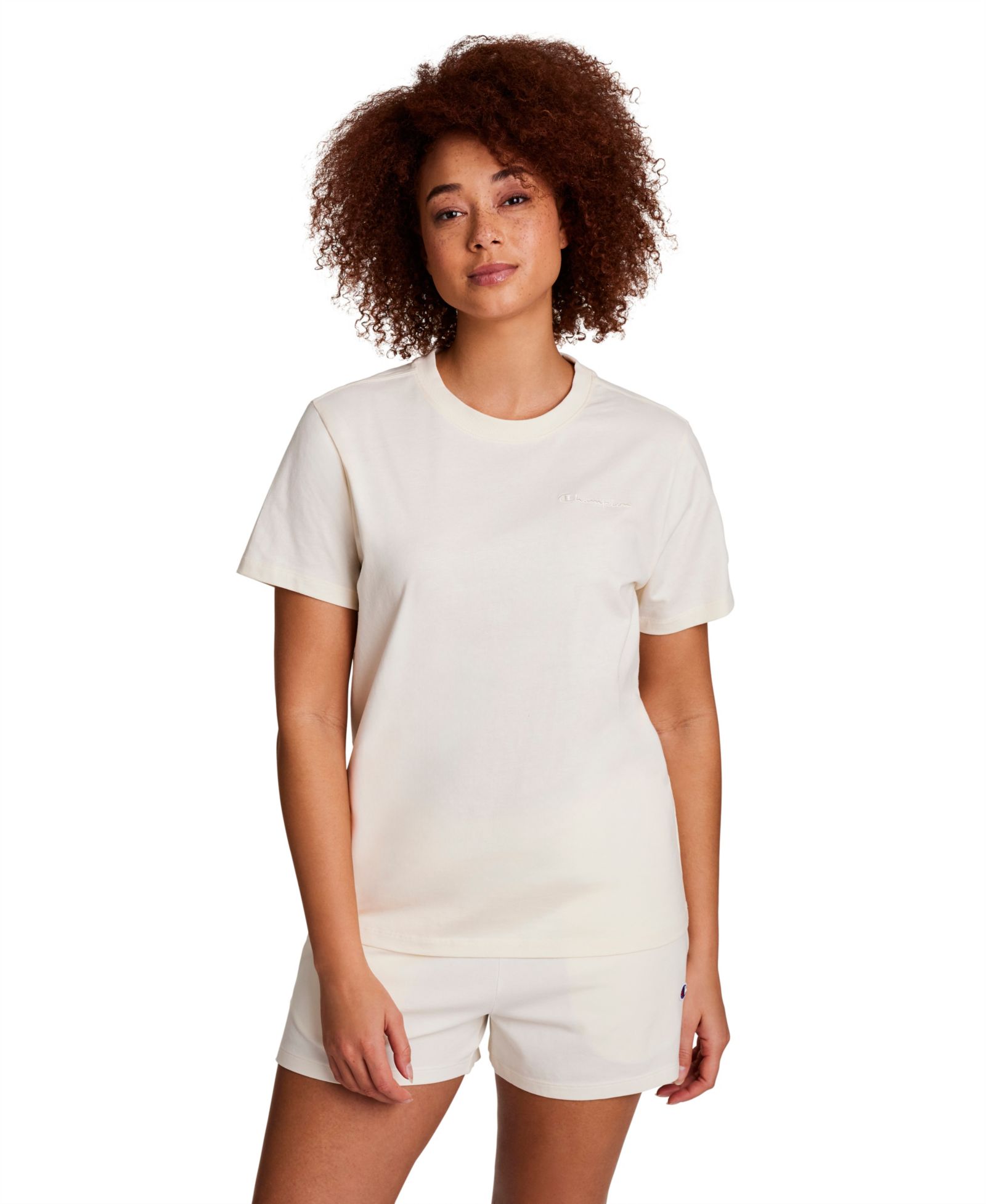 Champion Women's Embroidered Classic T-Shirt