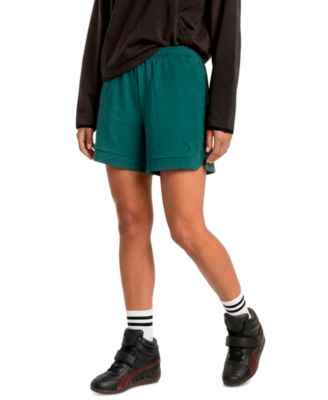 Puma Women's Loose-Fit Mid-Rise Shorts