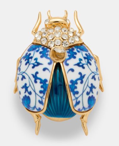 Anne Klein Булавка с антикварным эффектом Pavé Critter