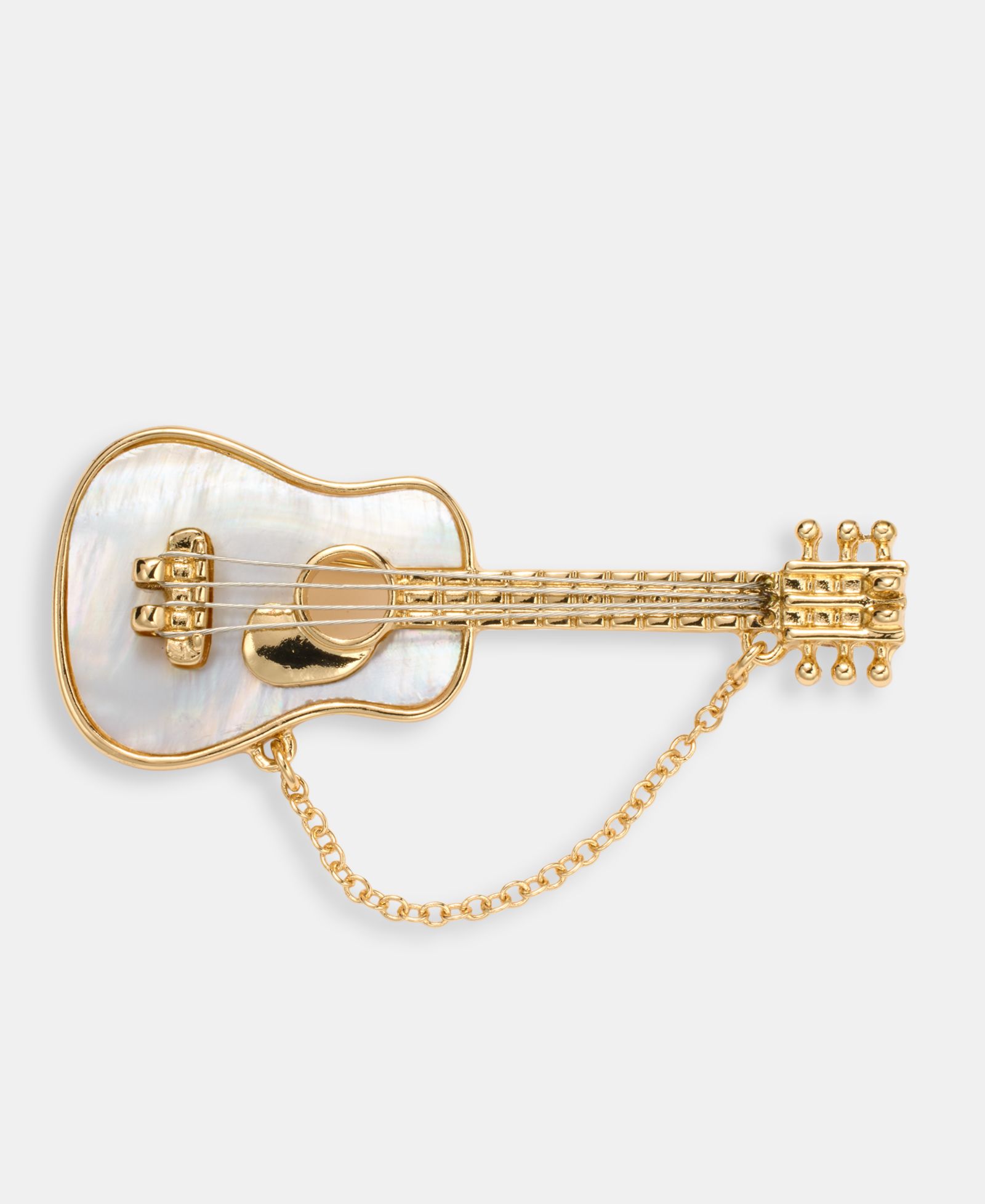 Подвеска Anne Klein Mother-of-Pearl & Cup Chain Guitar