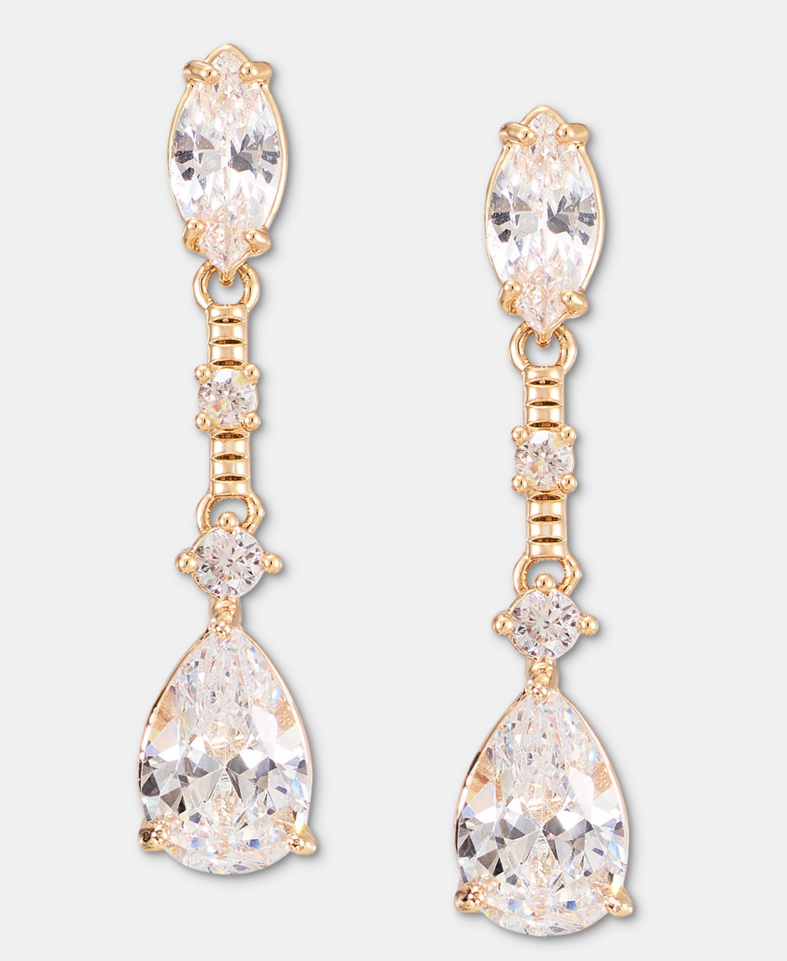 Серьги Anne Klein Cubic Zirconia Linear Drop