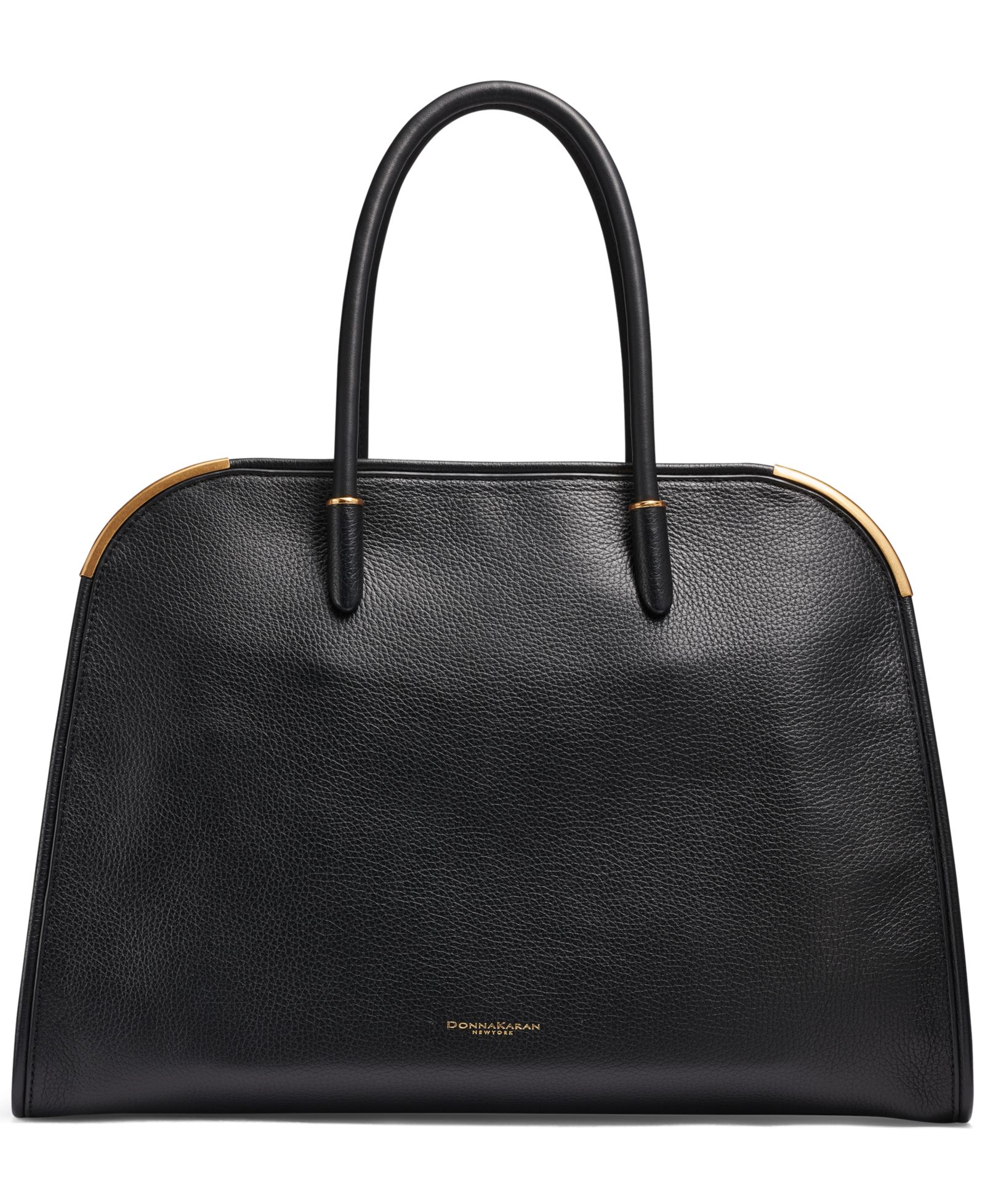 Donna Karan New York Satin Leather Tote Bag