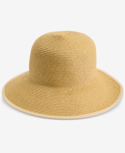 Giani Bernini Elevated Straw Face Framer Hat, Macy's Exclusive