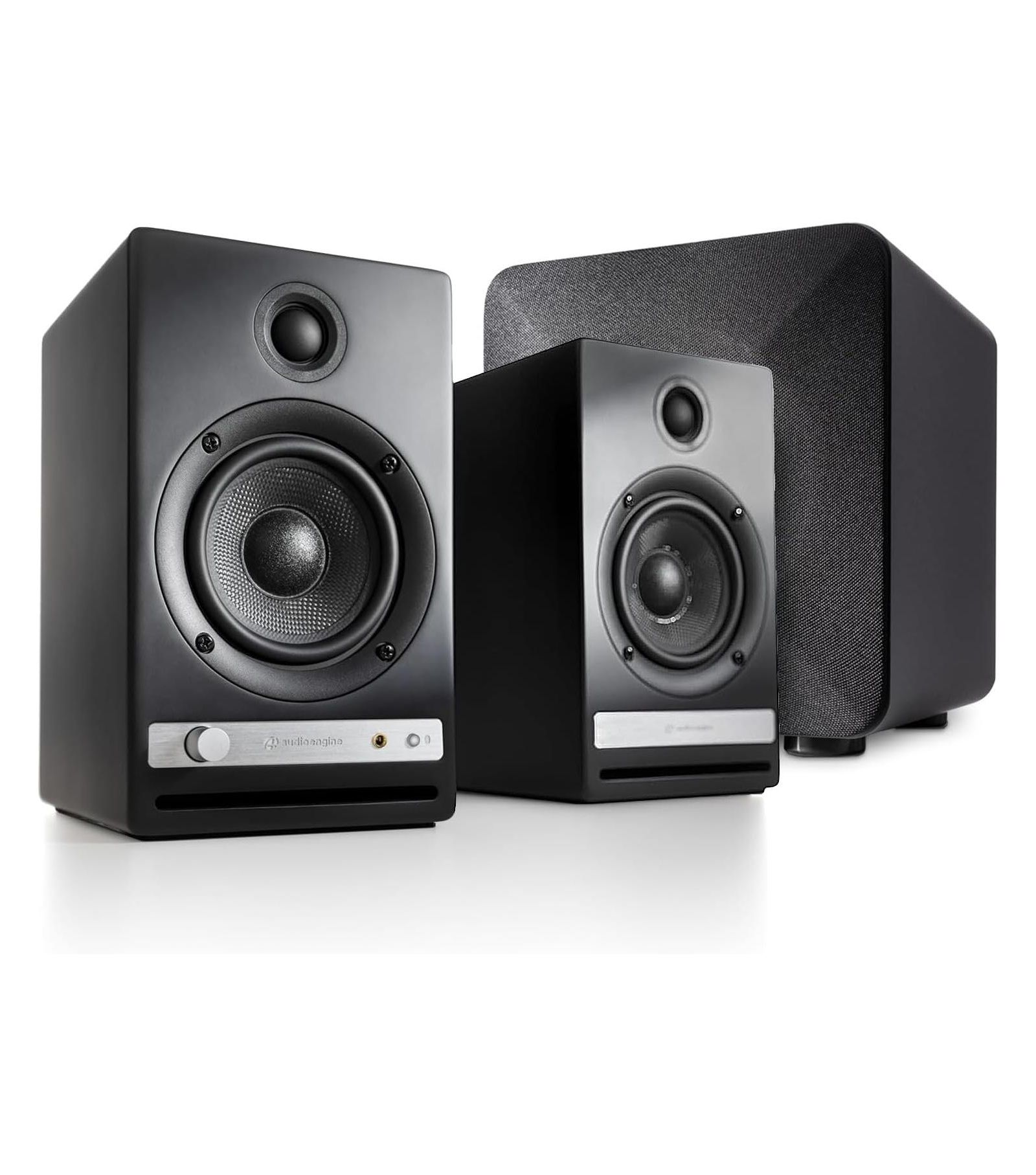 Домашняя музыкальная система Audioengine HD4 Black с сабвуфером S6