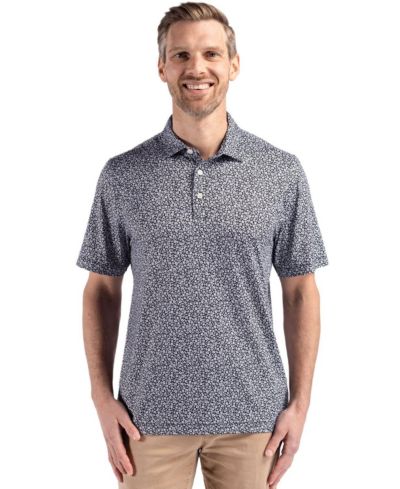 Cutter & Buck рубашка поло Pike Eco Flora Print Recycled Big & Tall