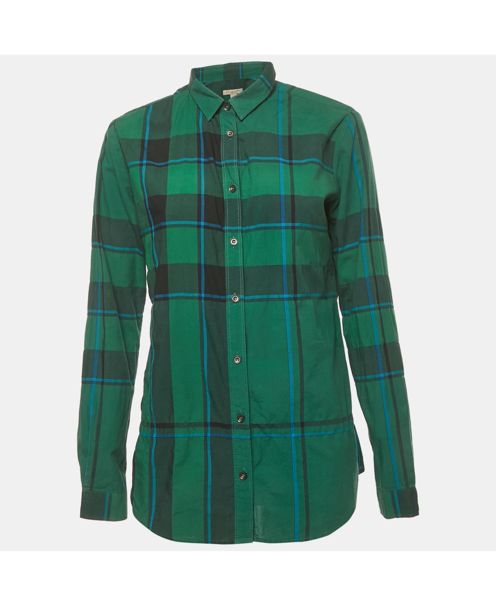 Женская хлопковая рубашка Pre-Owned Burberry Brit Nova Check