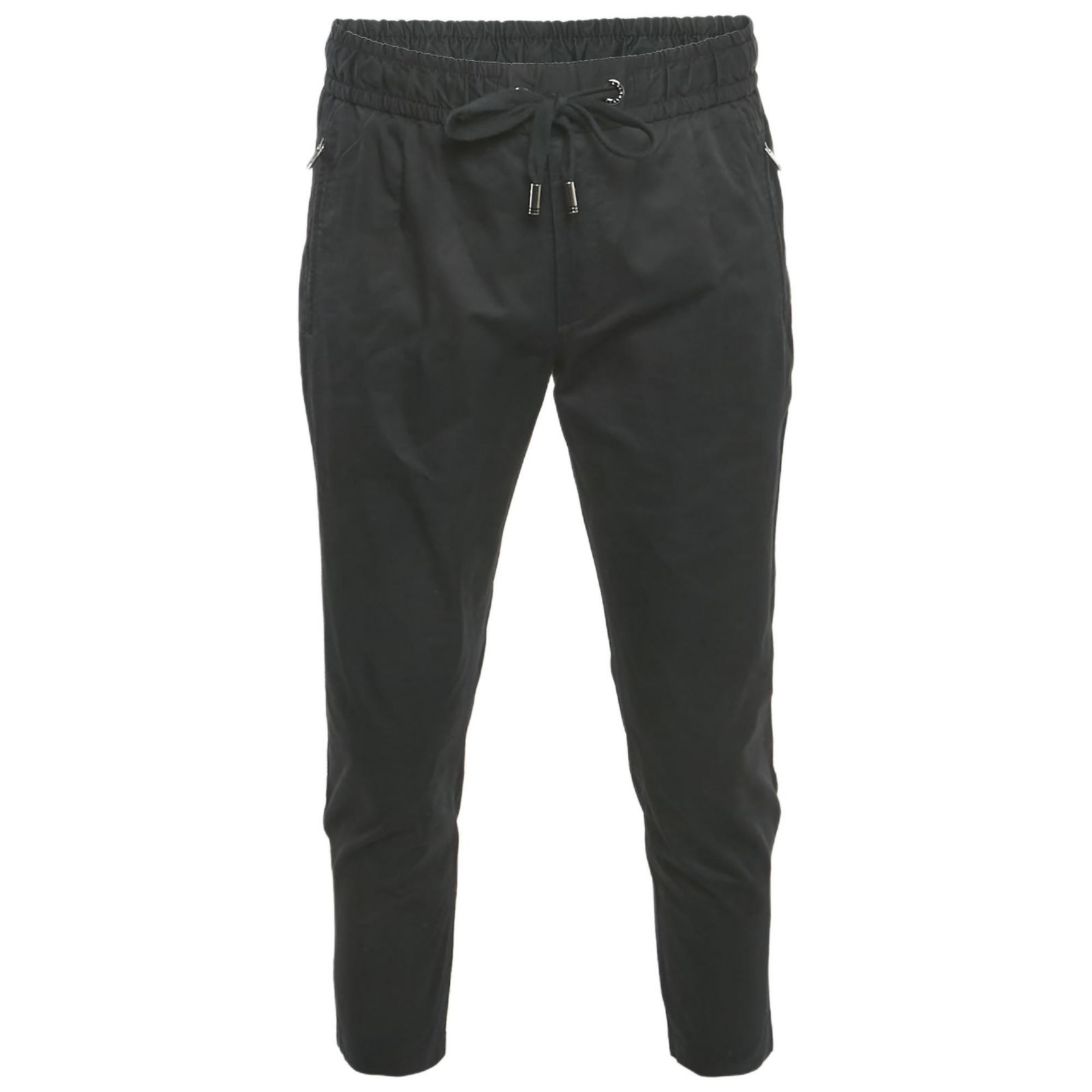 Pre-Owned Dolce & Gabbana Men's Black Stretch Cotton Jogging Pants