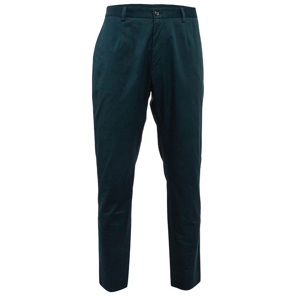 Мужские хлопковые брюки Pre-Owned Dolce & Gabbana Green Formal