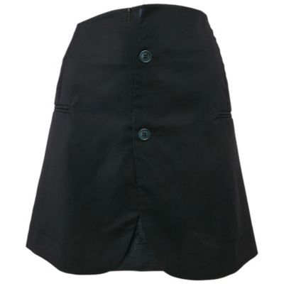 Pre-Owned Jacquemus Women's Navy Blue Gabardine Mini Skirt