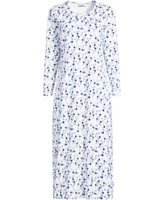 Ivory/blue sky wispy floral