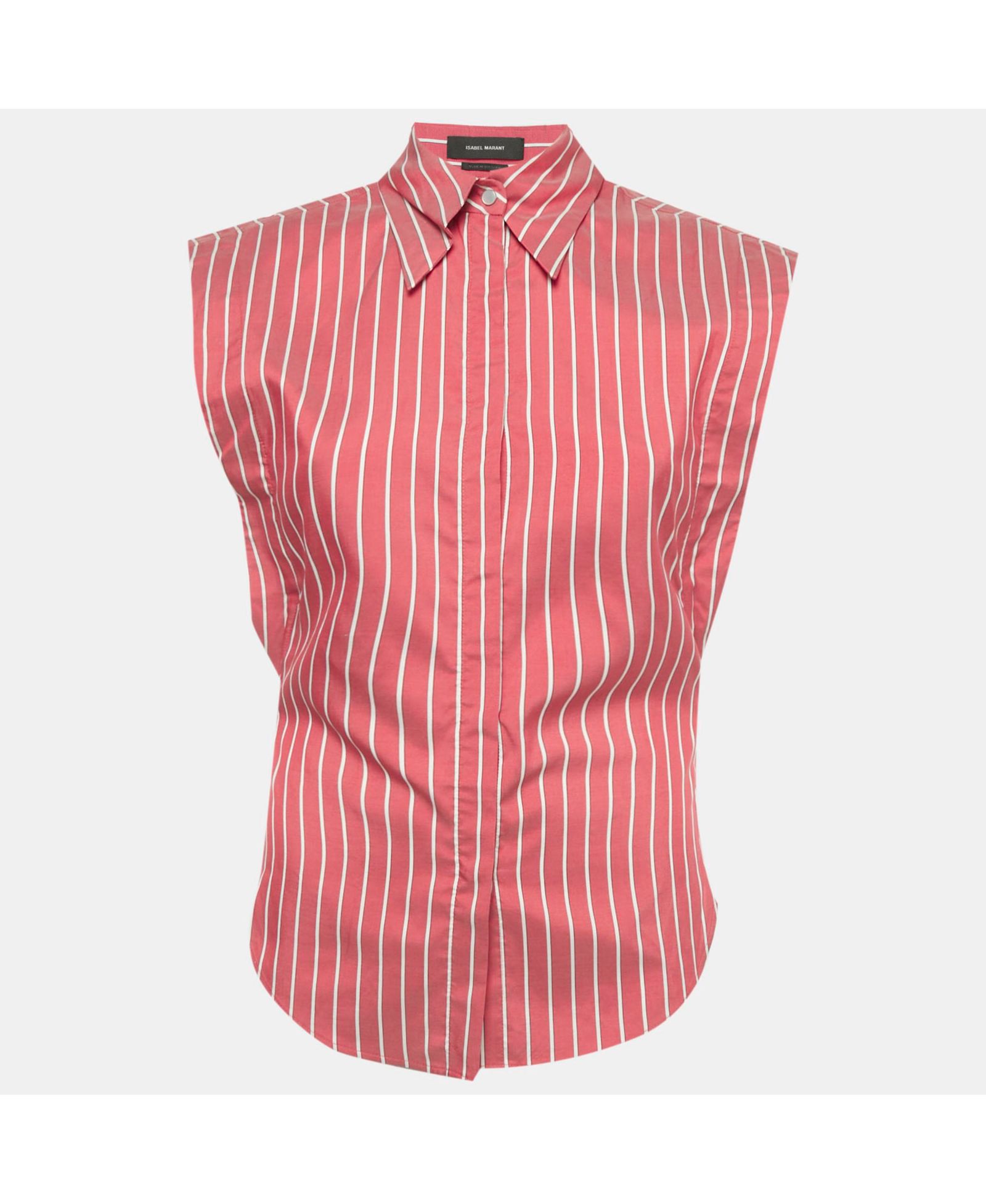 Женская шелковая рубашка Isabel Marant Striped Silk Enza