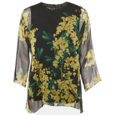 Dolce & Gabbana Женская блузка с цветочным принтом