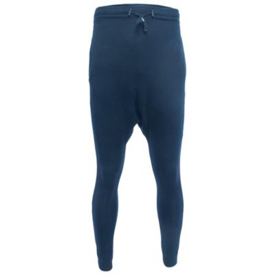Pre-Owned Balmain Men's Navy Blue Cotton Side Stripe Detail Drawstring Yoga Pants