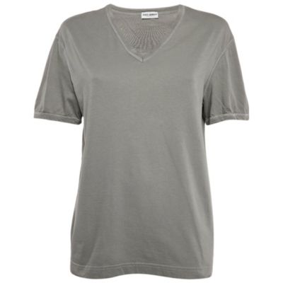 Pre-Owned Dolce & Gabbana Women's Black And Beige Dice Key Printed Silk Short Sleeve Top