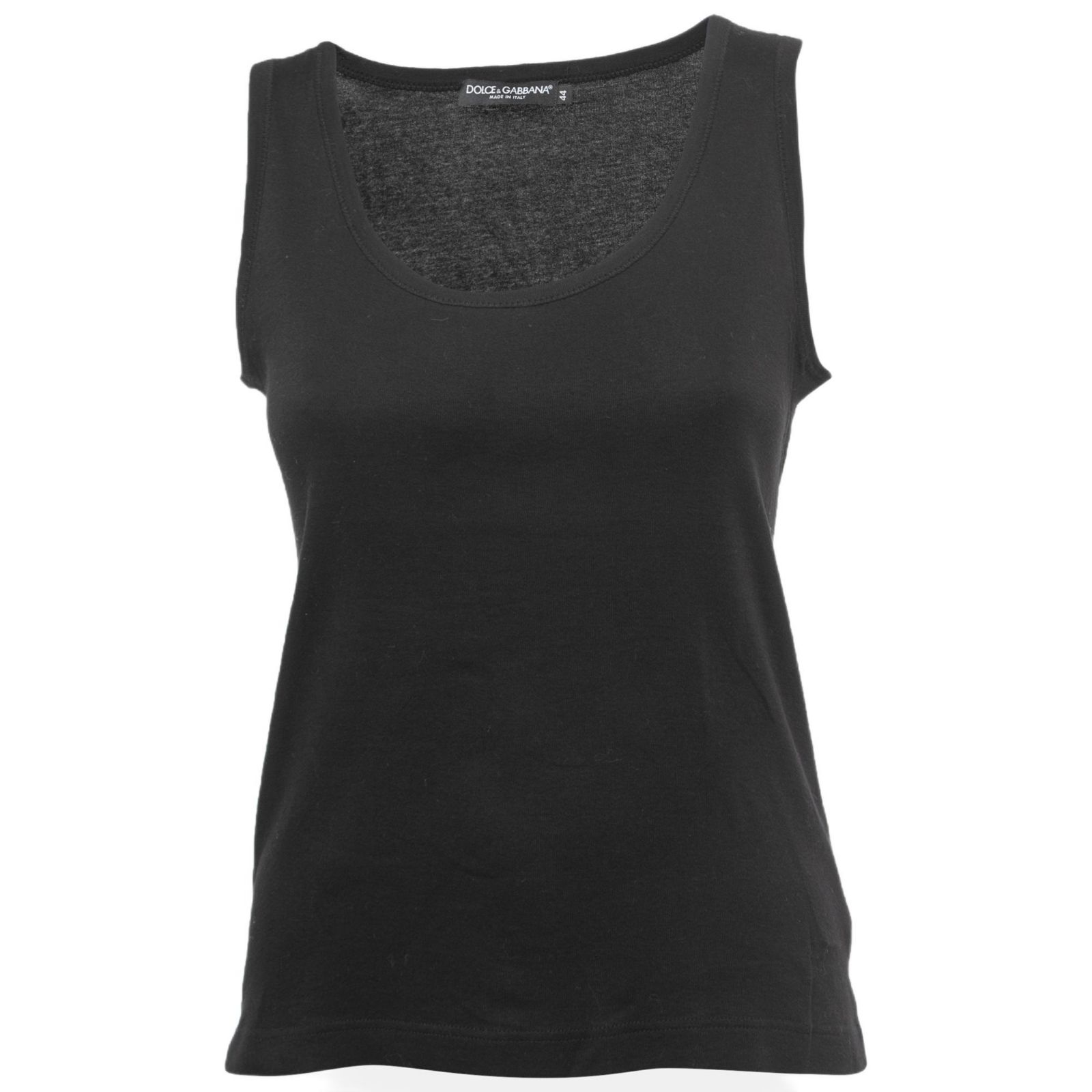 Pre-Owned Dolce & Gabbana Женский топ из шелка с принтом