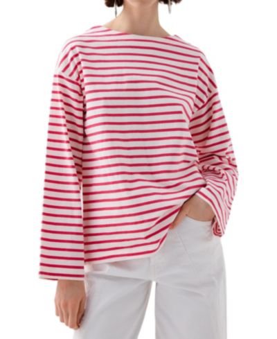 Женская футболка Scalpers Women's Stripes Label Ls Tee