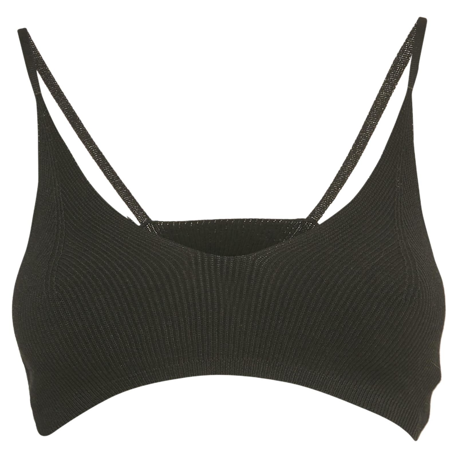 Бралетт-топ Pre-Owned Jacquemus Women's Rib Knit Le Bandeau