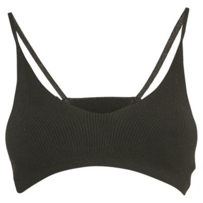 Бралетт-топ Pre-Owned Jacquemus Women's Rib Knit Le Bandeau