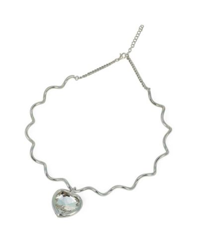 Женское ожерелье SOHI The Coil-Coeur Collar - Chrome