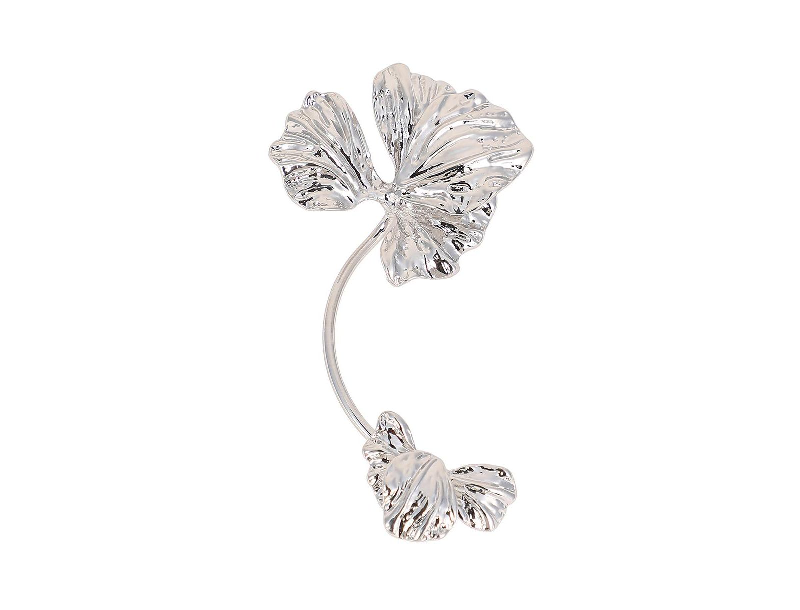 Women's The Withering-Petal Cuff Earrings - Metallic