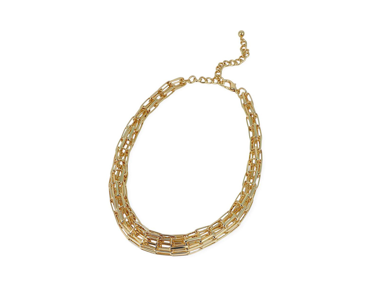 Женское ожерелье The Braid Pin-Link Chain - California