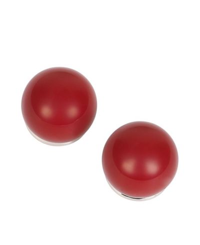Women's The Chunky-Jacqueline Stud Earrings - Cherry & Metallic