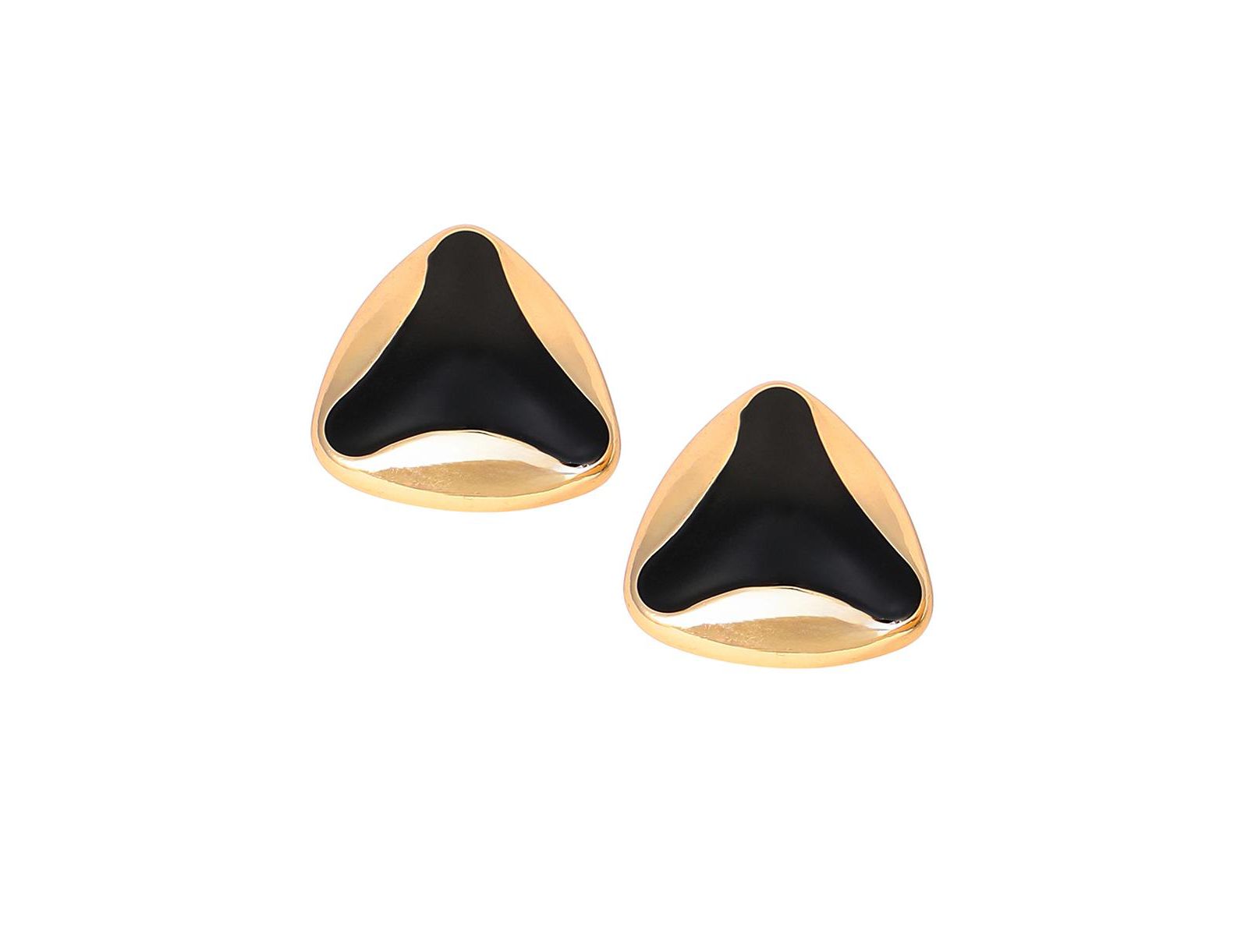 SOHI Женские серьги-гвоздики Enamel-Triad, антикварные