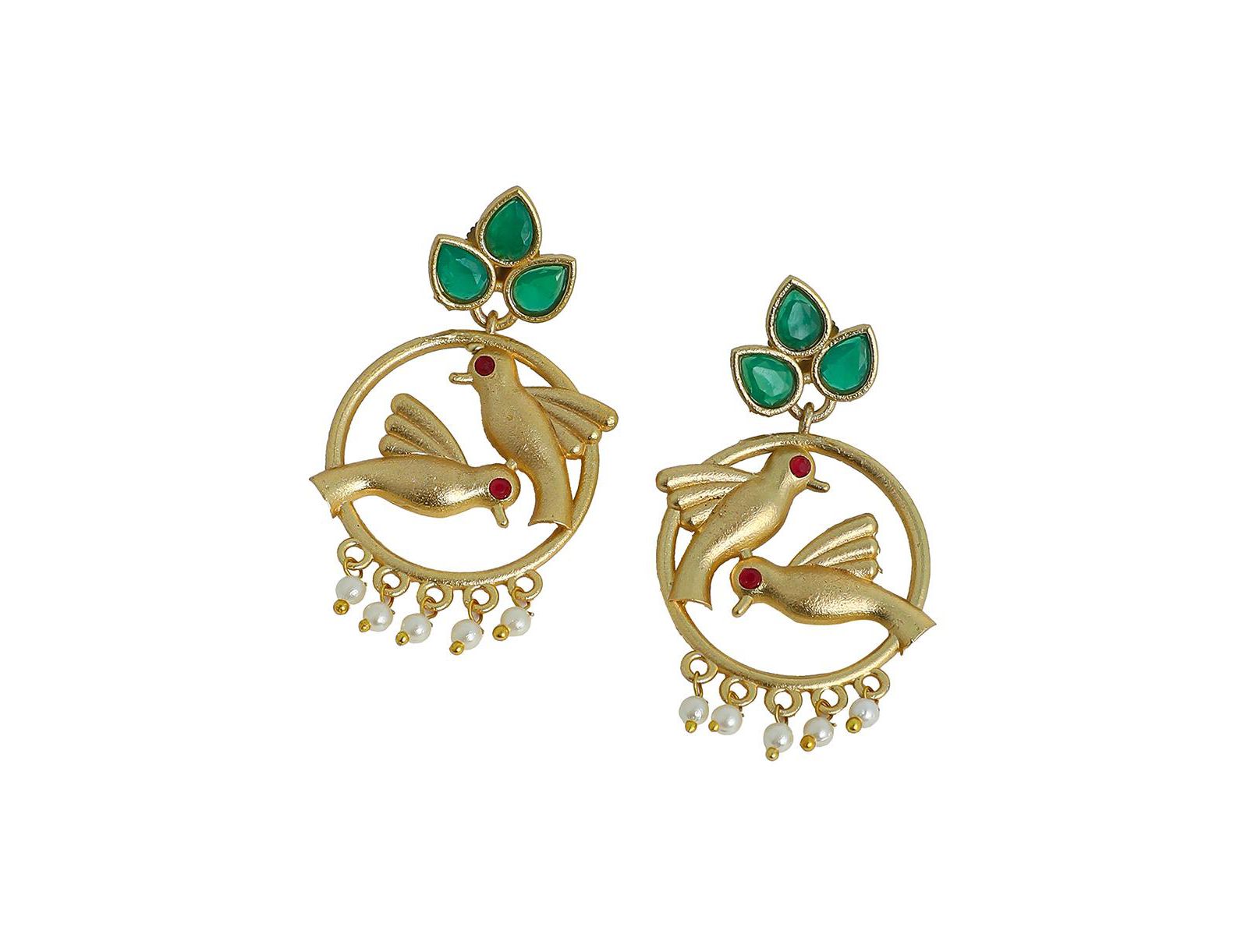 Серьги-подвески SOHI Women's The Halo-Bird Drop Earrings, антикварный стиль