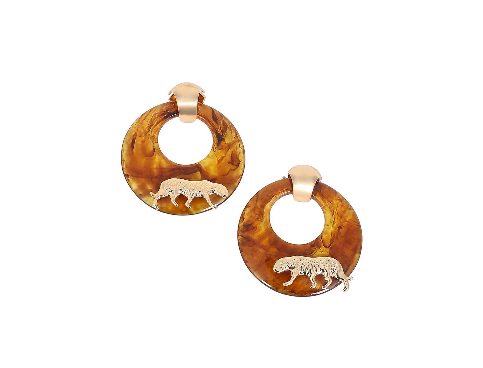 Женские серьги The Circular-Panthera Statement - California