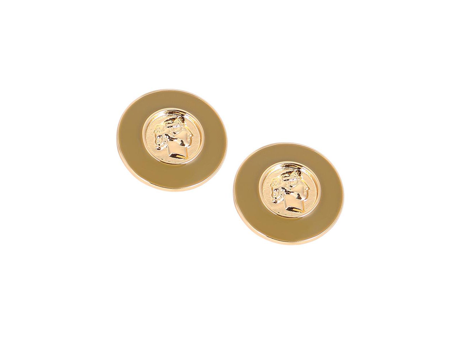 Women's The Enamel-Coin Stud Earrings - California