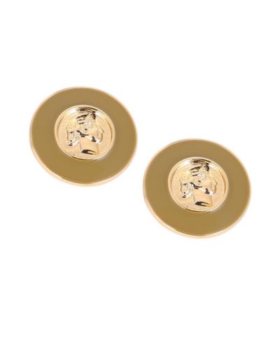 Women's The Enamel-Coin Stud Earrings - California