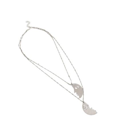 SOHI Women's The Lovers Multi-Layer Necklace