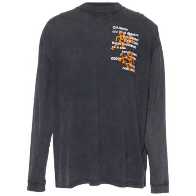 Pre-Owned Off-White Men's Pre-Owned Terry Knit Pictogram Incompiuto Sweatshirt