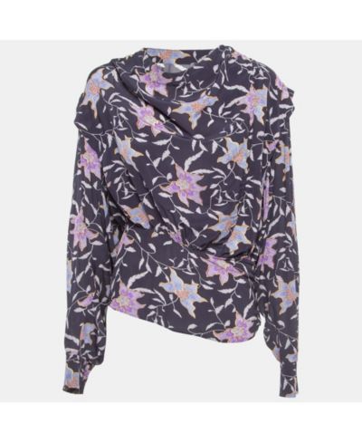 Блузка Pre-Owned Isabel Marant Women's Etoile Floral Print Crepe Oxel