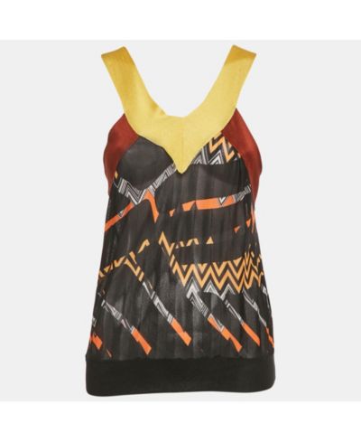Pre-Owned Missoni Women's Zig Zag Knit Sleeveless Top