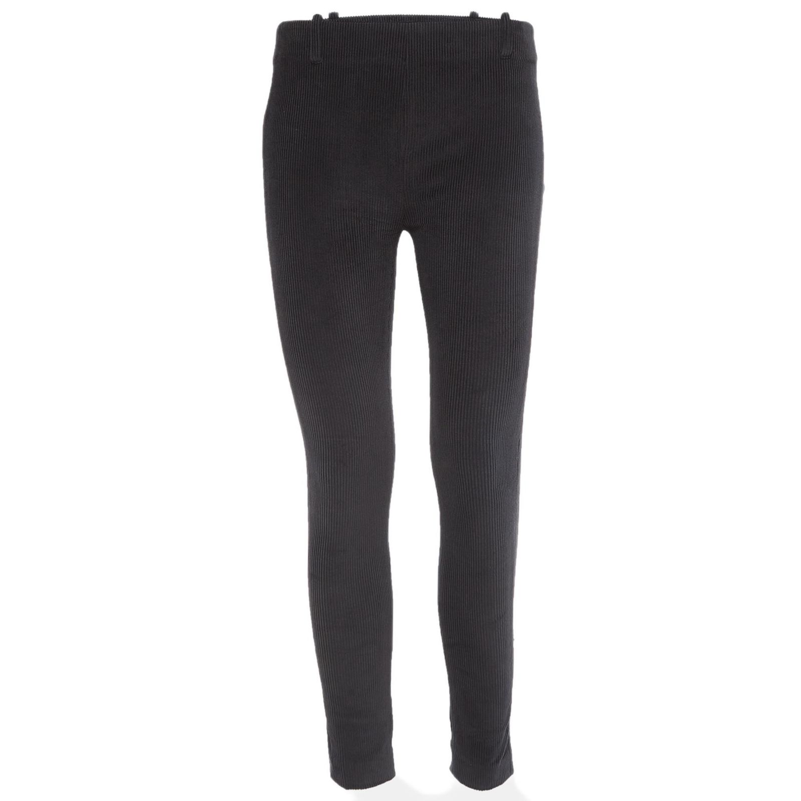 Pre-Owned Balenciaga Women's Black Textured Corduroy Slim Fit Trousers