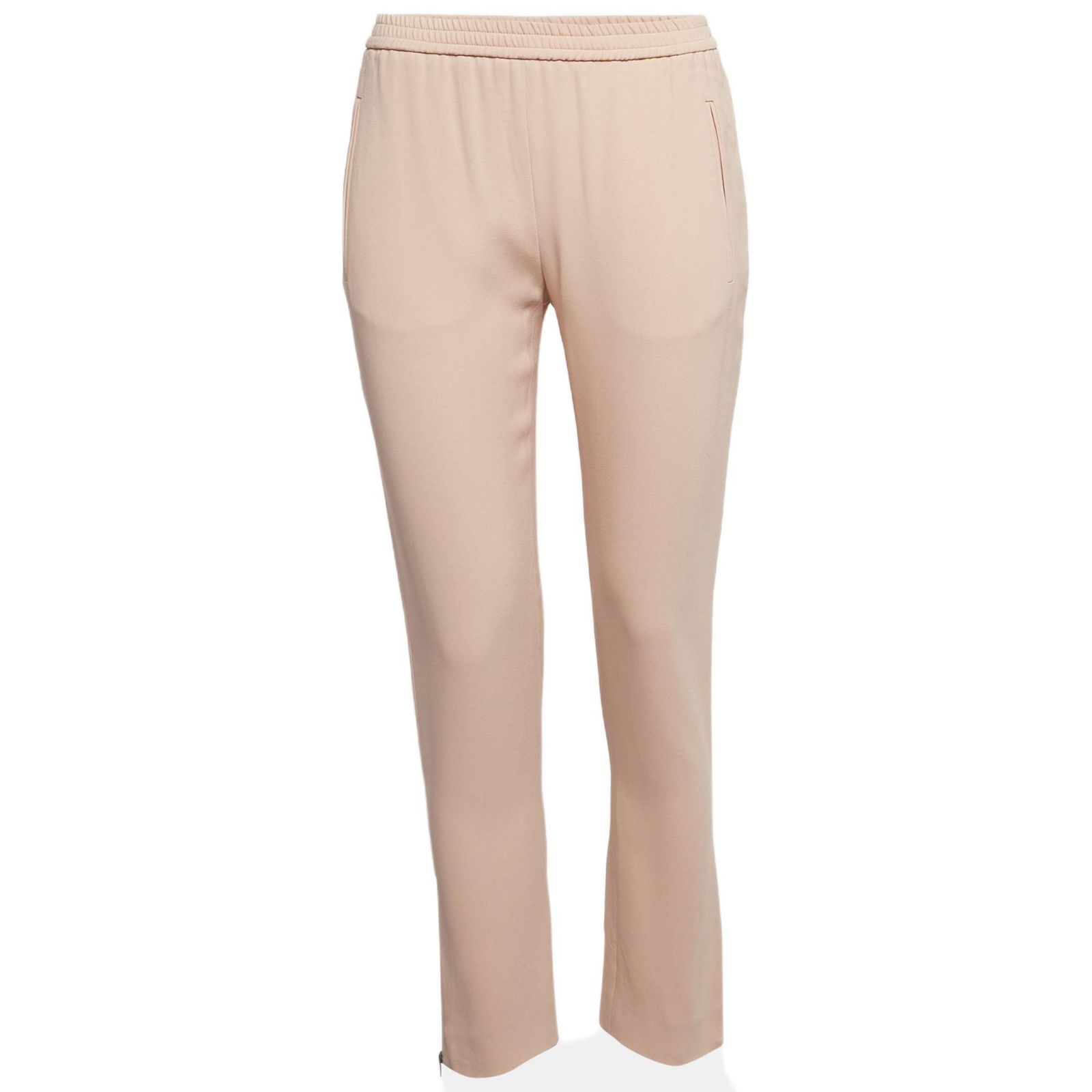 Pre-Owned Stella Mccartney Women's Pink Stretch Crepe Tamara Trousers