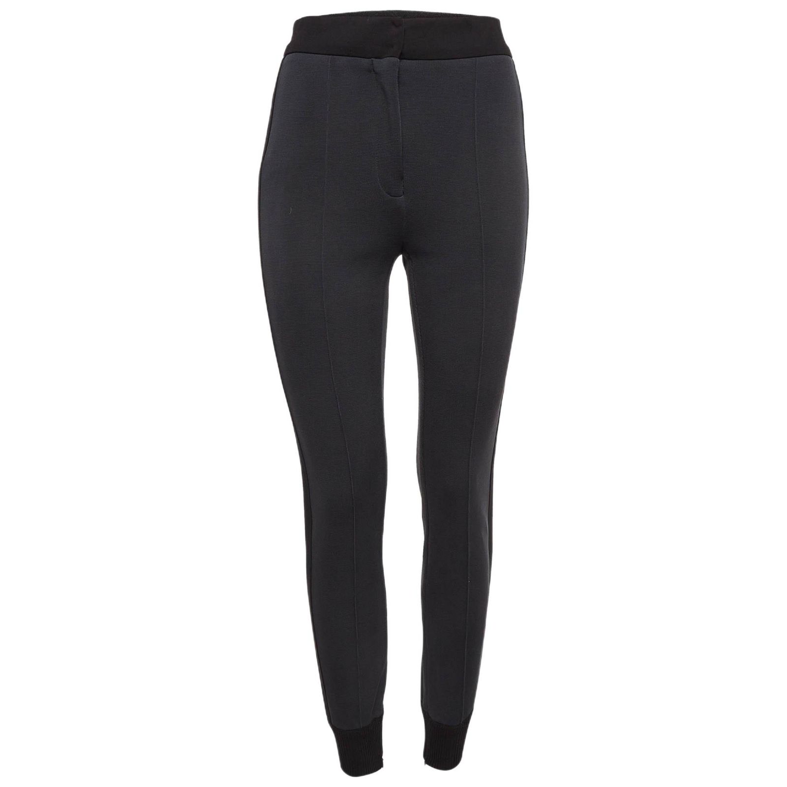 Pre-Owned Dolce & Gabbana Women's Grey Side Stripe Nylon Knit Joggers S