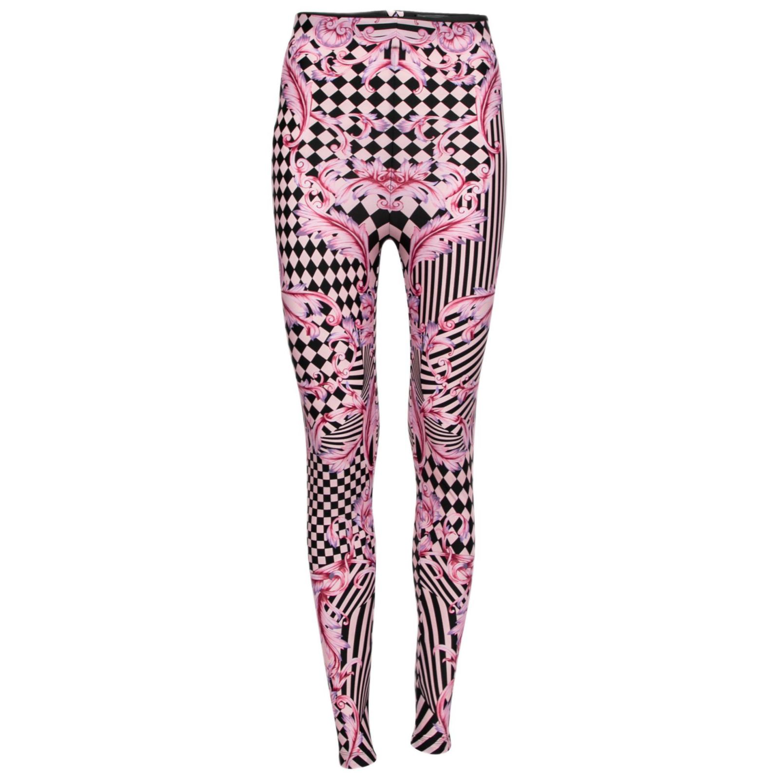 Женские леггинсы Pre-Owned Versace Pink Striped