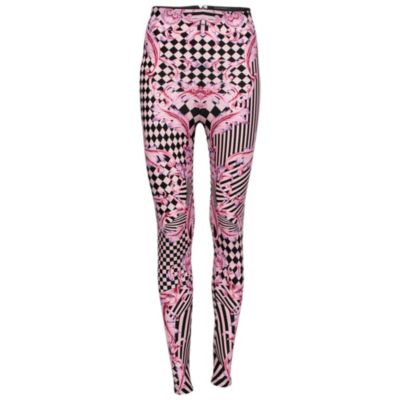 Женские леггинсы Pre-Owned Versace Pink Striped